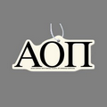 Alpha Omicron Pi Air Freshener Tag